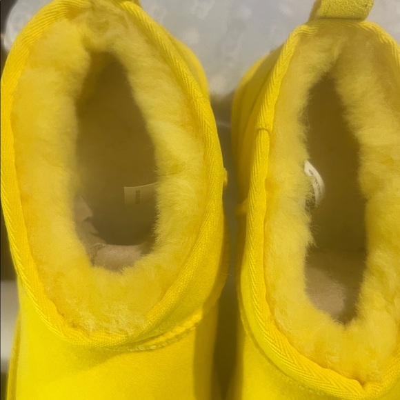 UGG Classic Ultra Mini in Canary Yellow - Picture 6 of 9